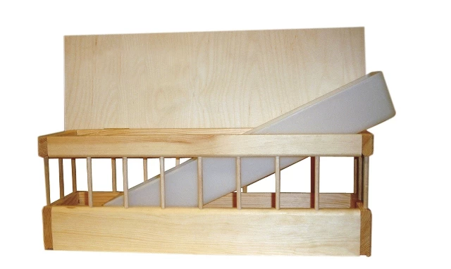 Futterrinne Herwi Mit Deckel Inkl. Schale 100cm